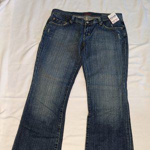 NEW  Junior  soft blue flare leg jeans